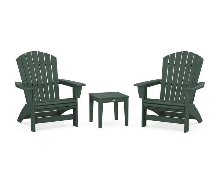 POLYWOOD® 3-Piece Nautical Grand Adirondack Set