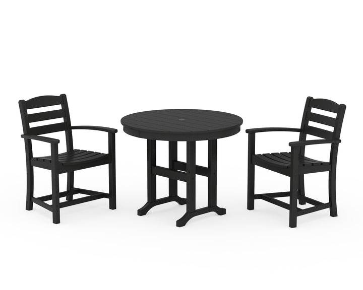 POLYWOOD® La Casa Café 3-Piece Round Dining Set