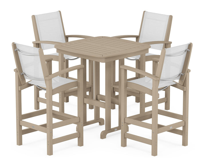 POLYWOOD® Coastal 5-Piece Bar Set