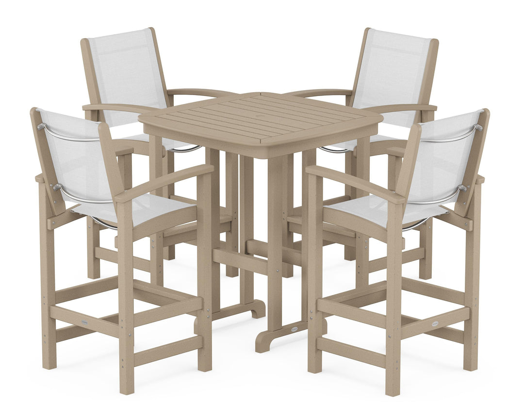 POLYWOOD® Coastal 5-Piece Bar Set