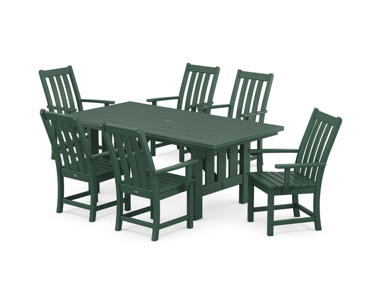 POLYWOOD® Vineyard Arm Chair 7-Piece Mission Dining Set