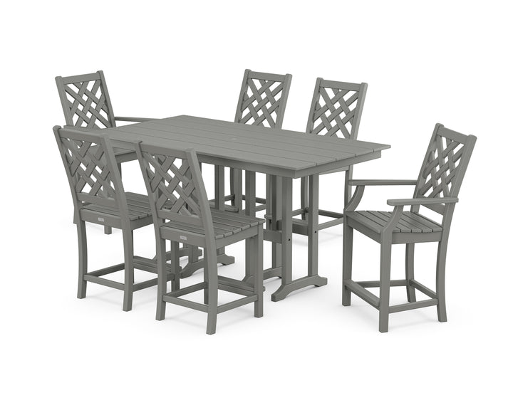 Country Living Wovendale 7-Piece Farmhouse Counter Set