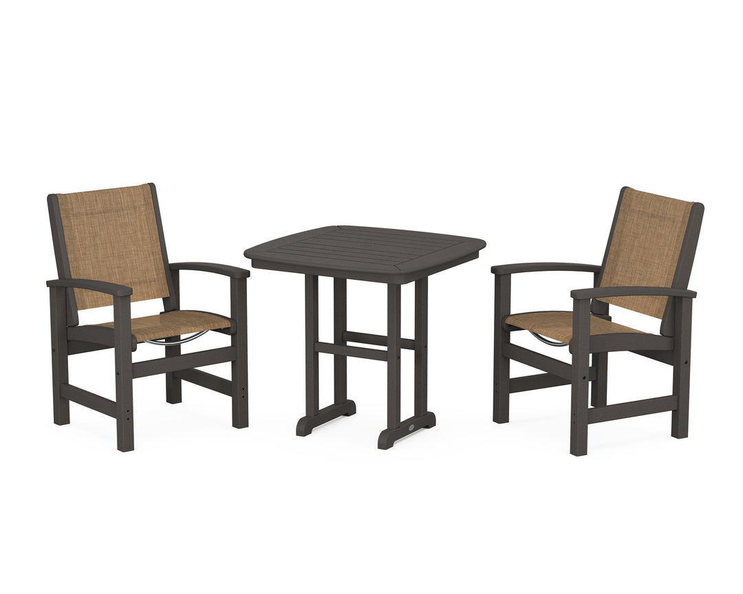 POLYWOOD® Coastal 3-Piece Dining Set