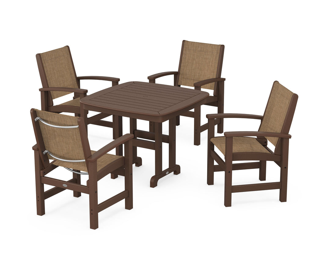 POLYWOOD® Coastal 5-Piece Dining Set