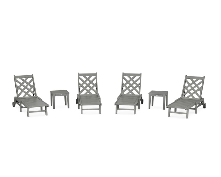 Country Living Wovendale 6-Piece Chaise Set with Wheels