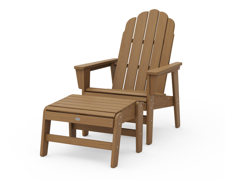 POLYWOOD® Vineyard Grand Upright Adirondack Chair with Ottoman
