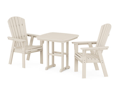 Nautical Adirondack 3-Piece Dining Set