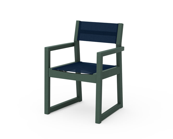 POLYWOOD® EDGE Sling Dining Arm Chair