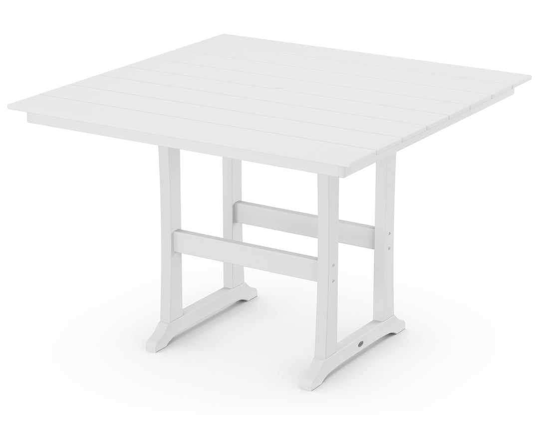 POLYWOOD® Farmhouse Trestle 59" Bar Table