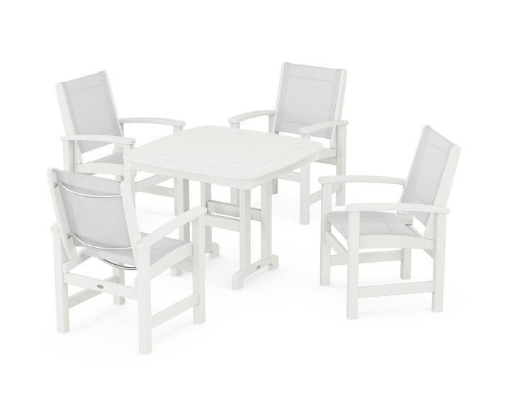 POLYWOOD® Coastal 5-Piece Dining Set