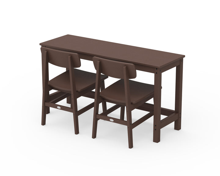 POLYWOOD® Modern Studio Urban Chair 3-Piece Balcony Set