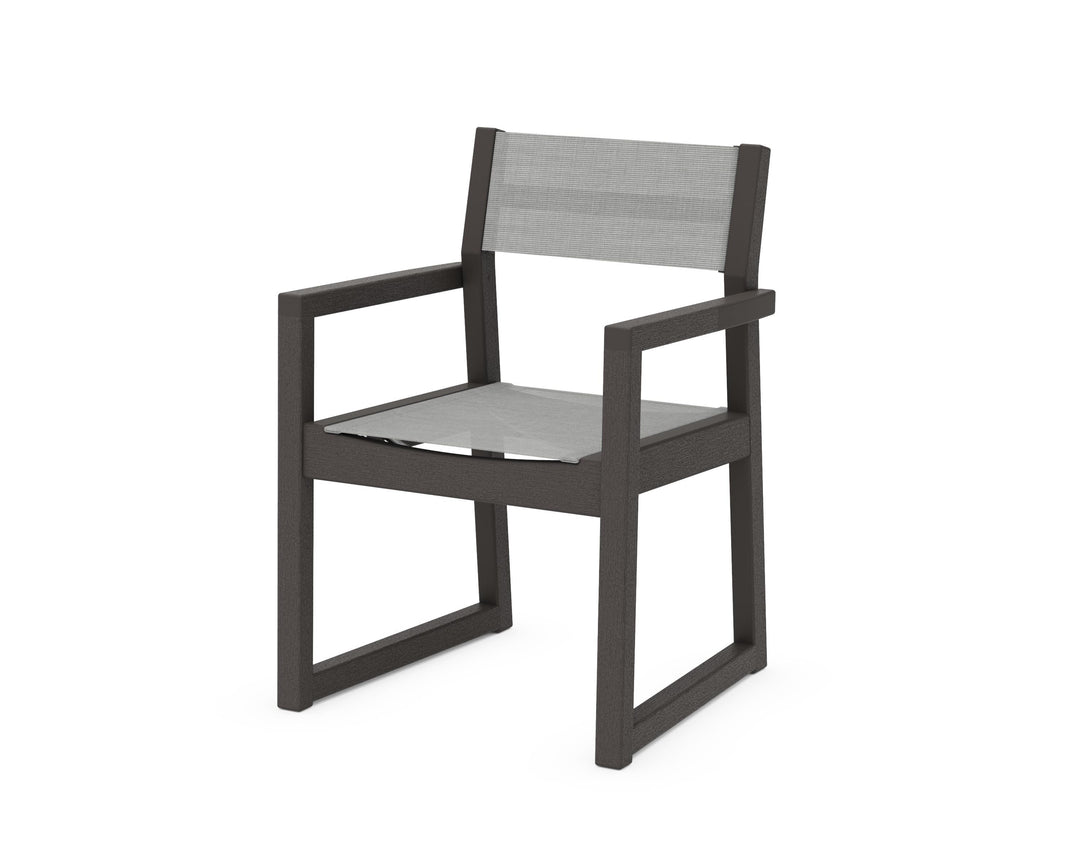 POLYWOOD® EDGE Sling Dining Arm Chair