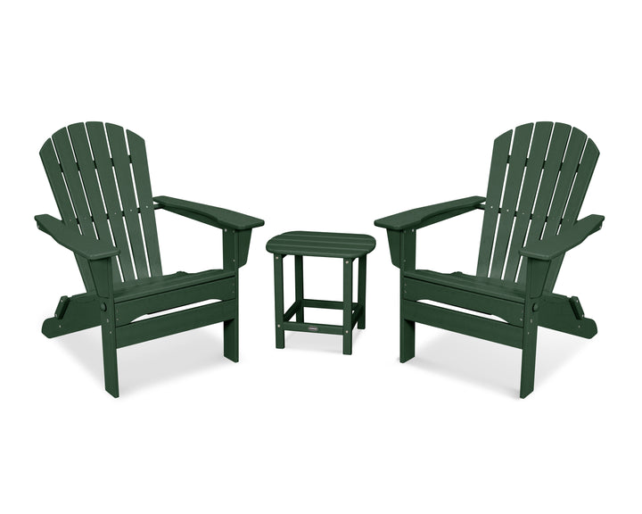 POLYWOOD® South Beach 3-Piece Folding Adirondack Set