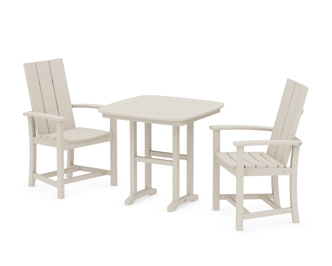 POLYWOOD® Modern Adirondack 3-Piece Dining Set