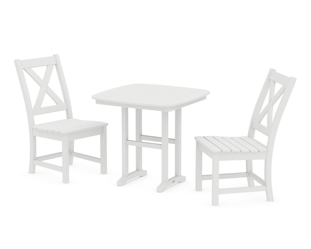 POLYWOOD® Braxton Side Chair 3-Piece Dining Set