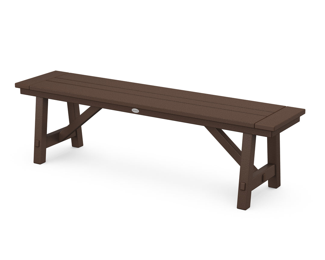 POLYWOOD® Rustic Farmhouse 60" Backless Bench
