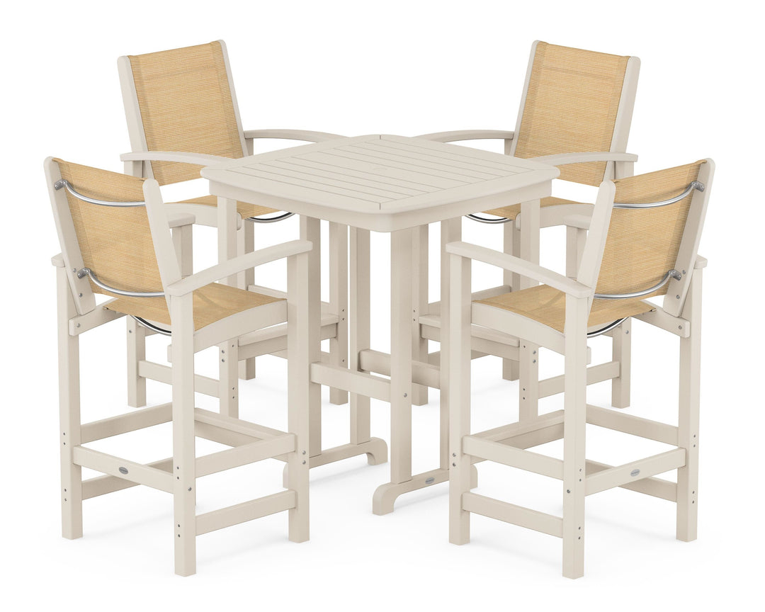 POLYWOOD® Coastal 5-Piece Bar Set