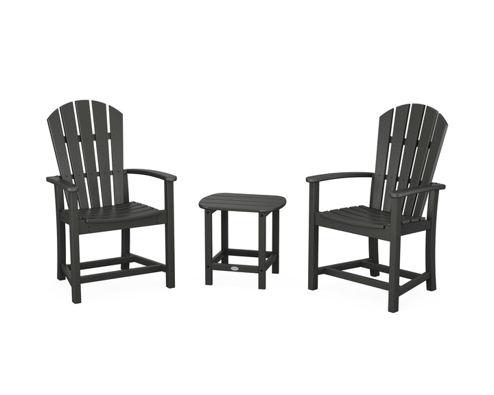 POLYWOOD® Palm Coast 3-Piece Upright Adirondack Chair Set