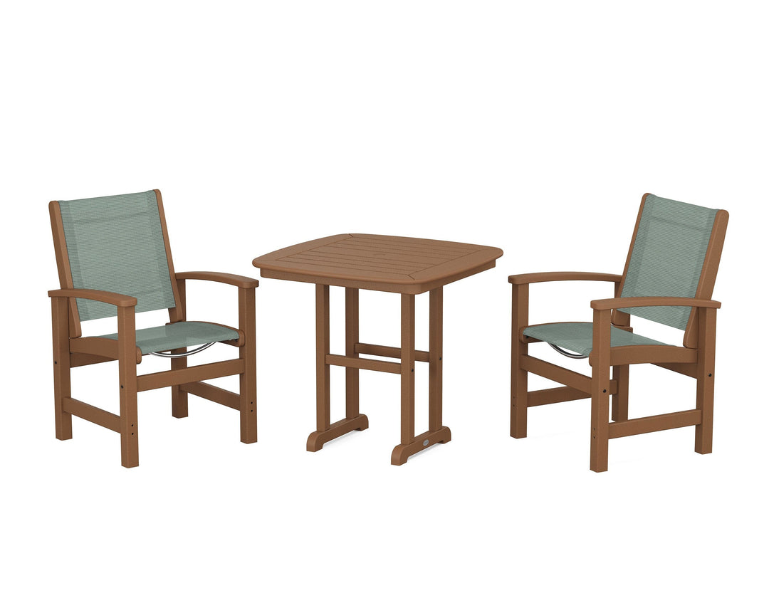 POLYWOOD® Coastal 3-Piece Dining Set