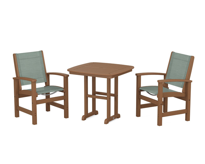 POLYWOOD® Coastal 3-Piece Dining Set