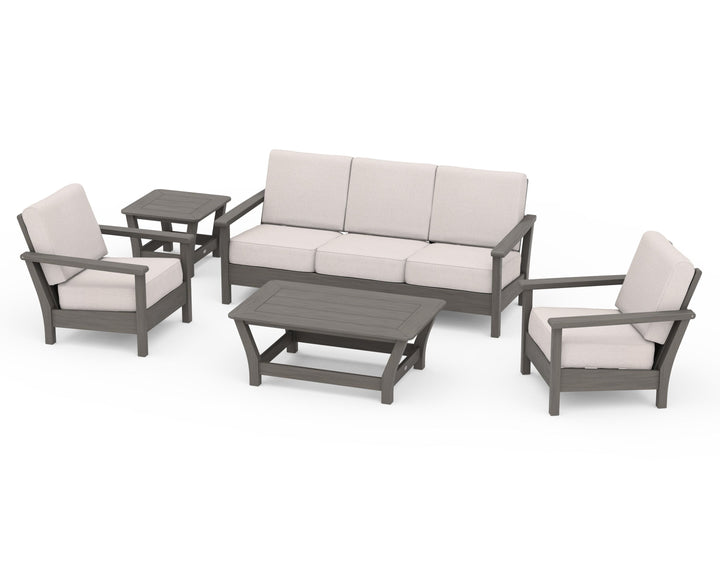 POLYWOOD® Harbour 5-Piece Deep Seating Set