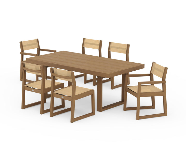 POLYWOOD® EDGE Sling 7-Piece Dining Set