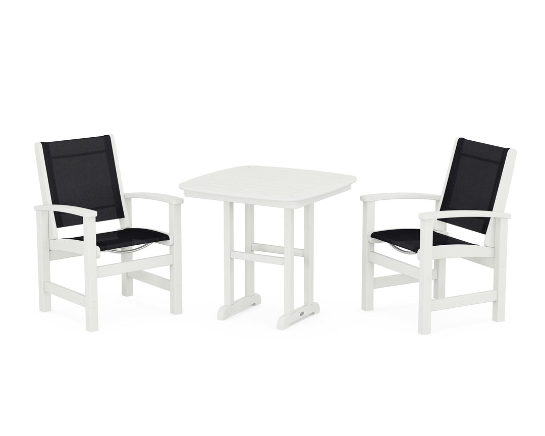 POLYWOOD® Coastal 3-Piece Dining Set
