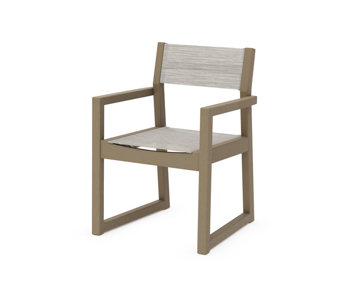 POLYWOOD® EDGE Sling Dining Arm Chair