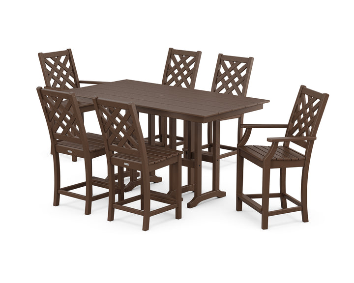 Country Living Wovendale 7-Piece Farmhouse Counter Set