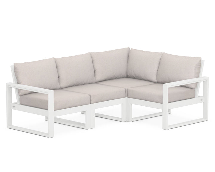 POLYWOOD® EDGE 4-Piece Modular Deep Seating Set