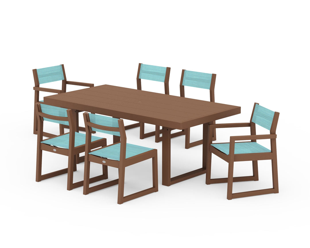 POLYWOOD® EDGE Sling 7-Piece Dining Set