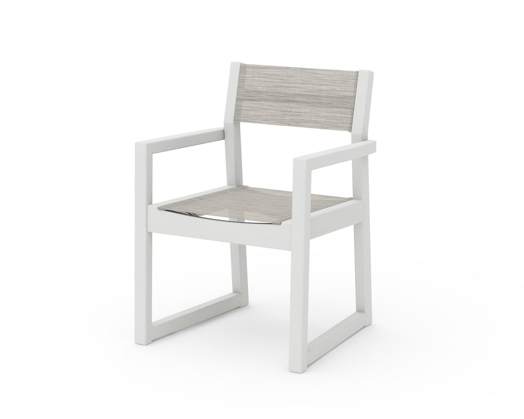 POLYWOOD® EDGE Sling Dining Arm Chair