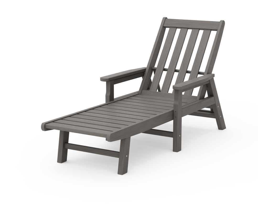 POLYWOOD® Vineyard Chaise with Arms