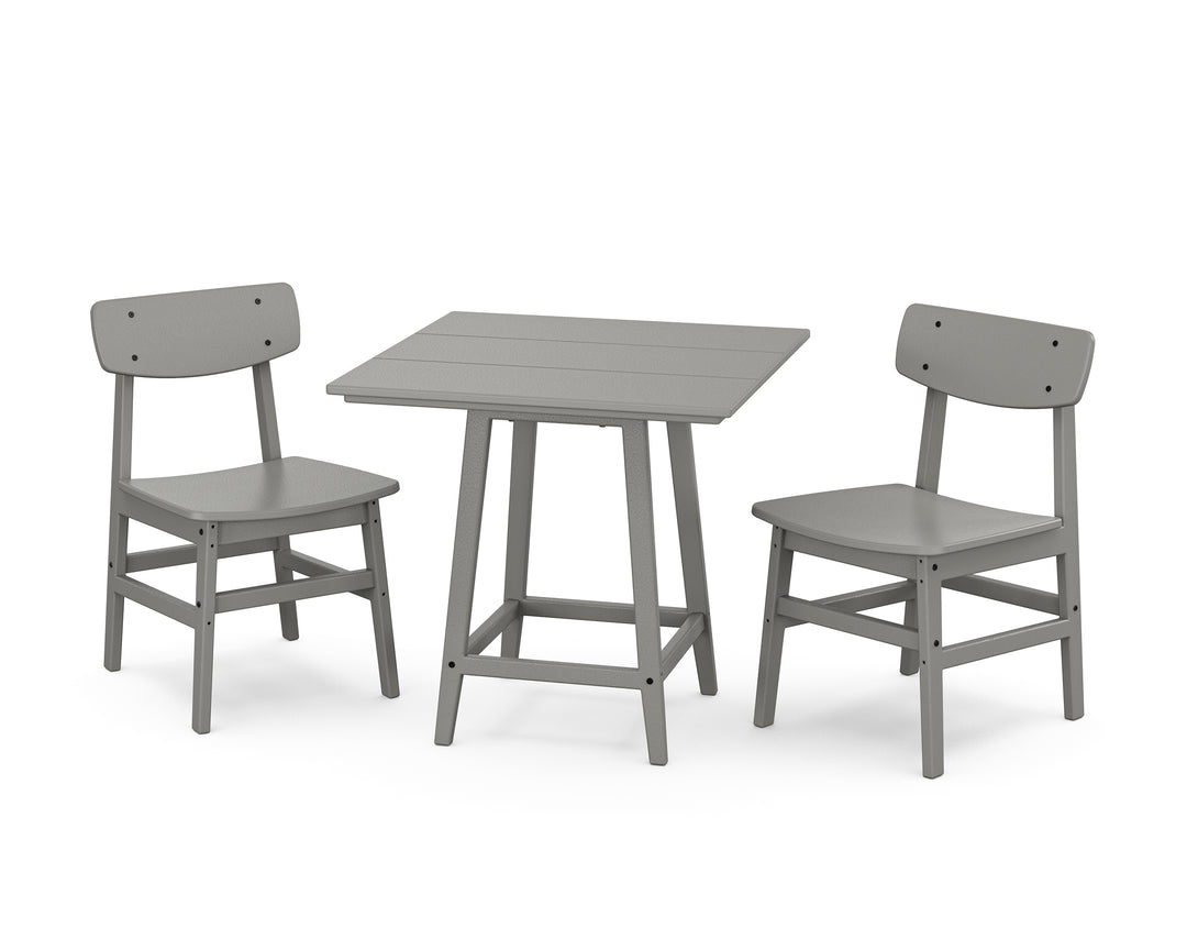 POLYWOOD® Modern Studio Urban Chair 3-Piece Bistro Dining Set