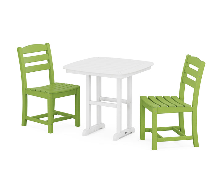 POLYWOOD® La Casa Café Side Chair 3-Piece Dining Set