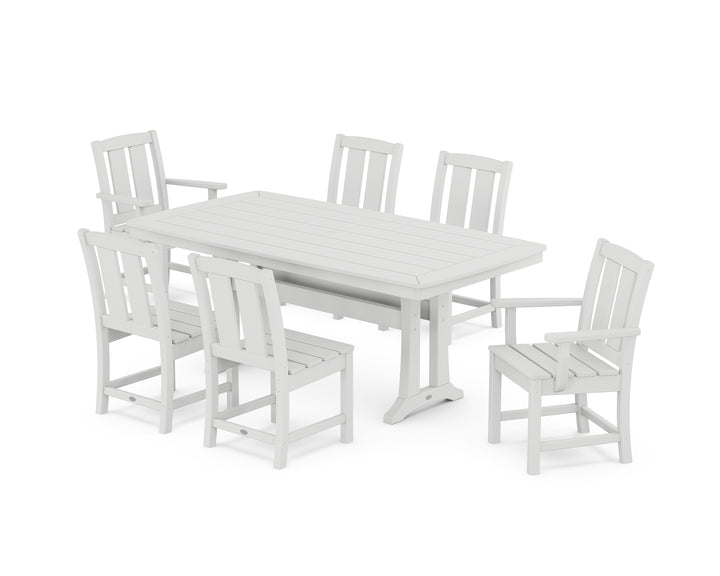 POLYWOOD® Mission 7-Piece Dining Set with Trestle Legs