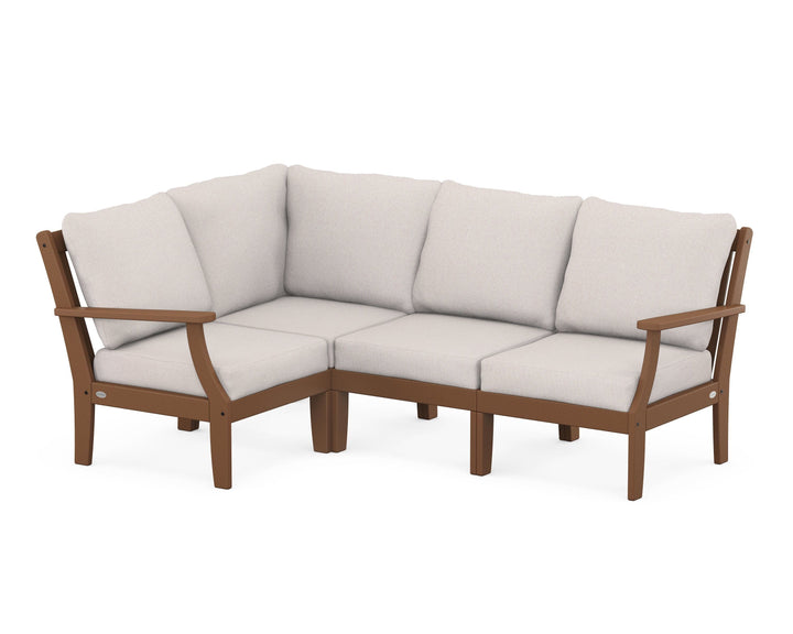 POLYWOOD® Braxton Modular 4-Piece Deep Seating Set