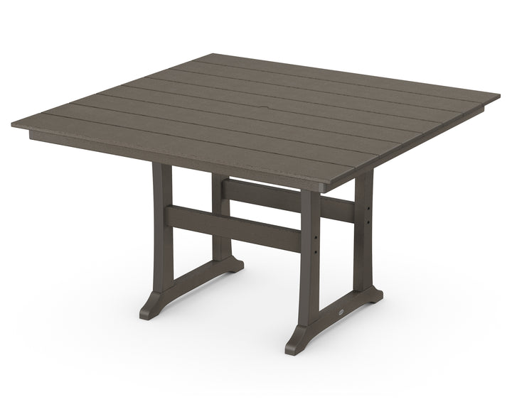 POLYWOOD® Farmhouse Trestle 59" Counter Table
