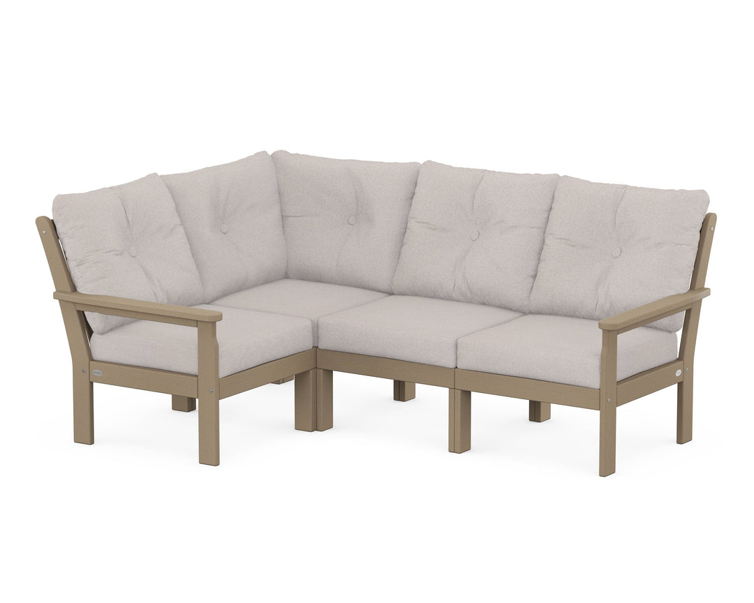 POLYWOOD® Vineyard 4-Piece Sectional