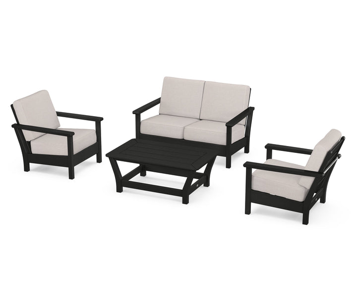 POLYWOOD® Harbour 4-Piece Deep Seating Set