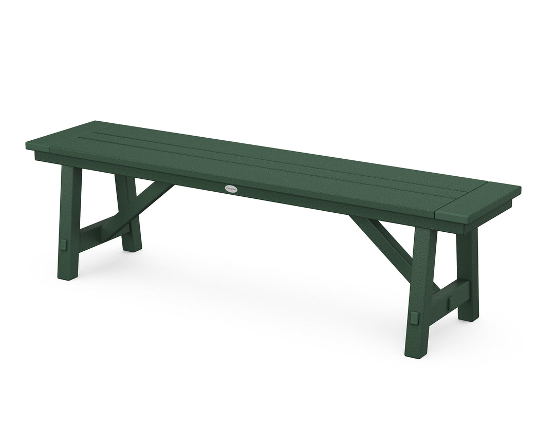 POLYWOOD® Rustic Farmhouse 60" Backless Bench