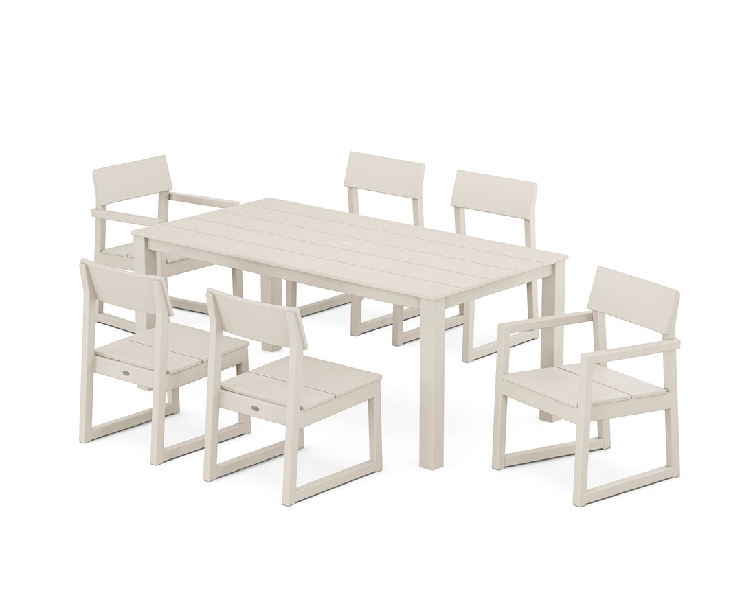 POLYWOOD® EDGE 7-Piece Parsons Dining Set