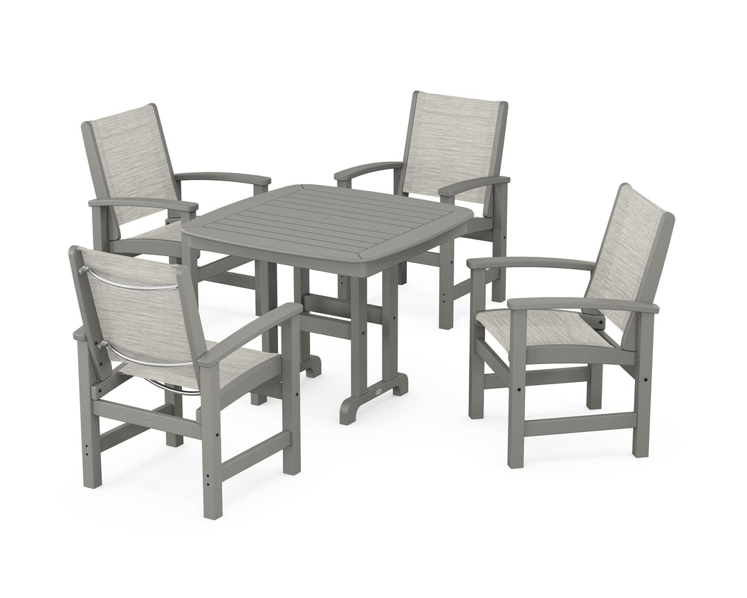 POLYWOOD® Coastal 5-Piece Dining Set