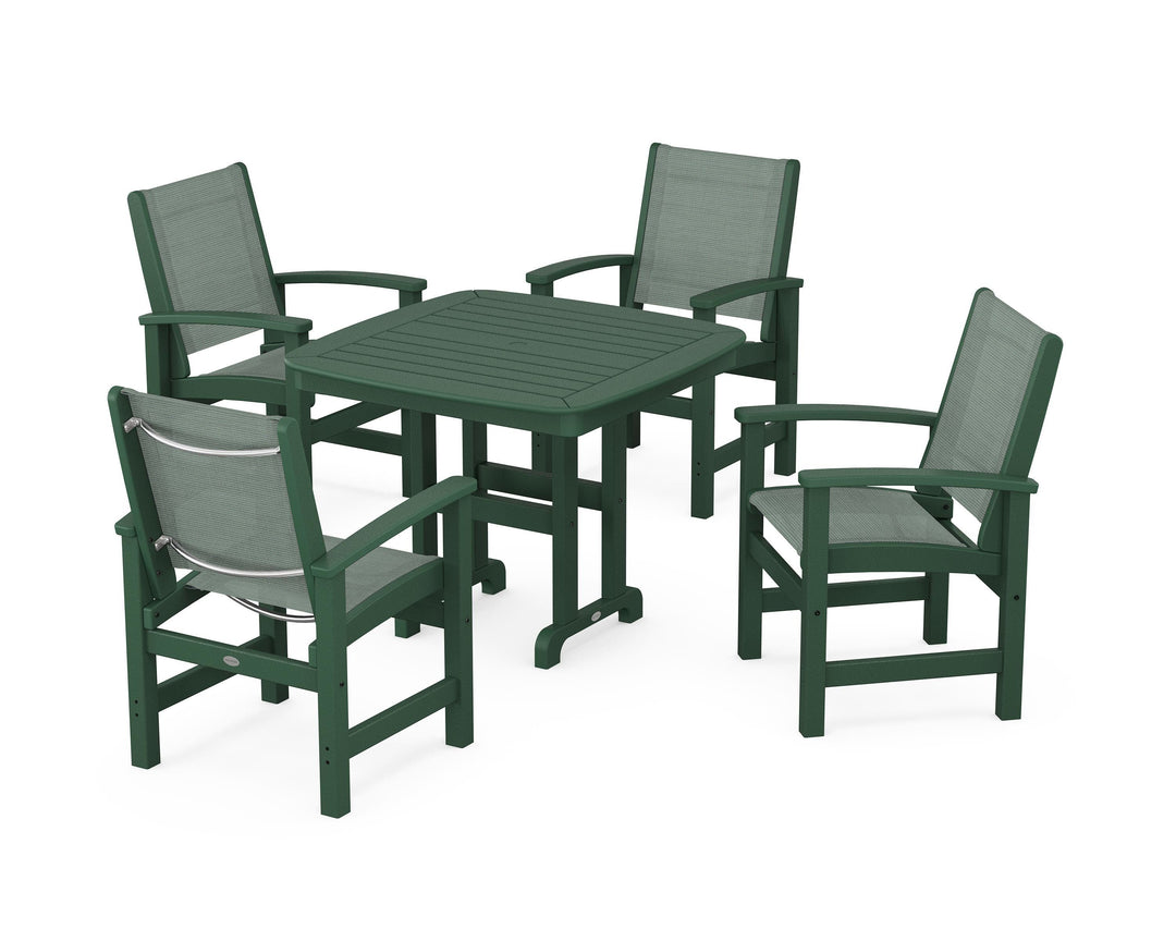 POLYWOOD® Coastal 5-Piece Dining Set