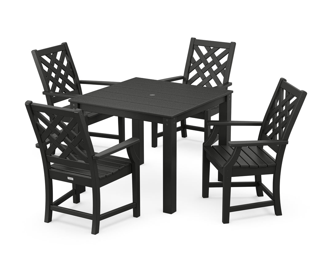 Country Living Wovendale 5-Piece Parsons Dining Set