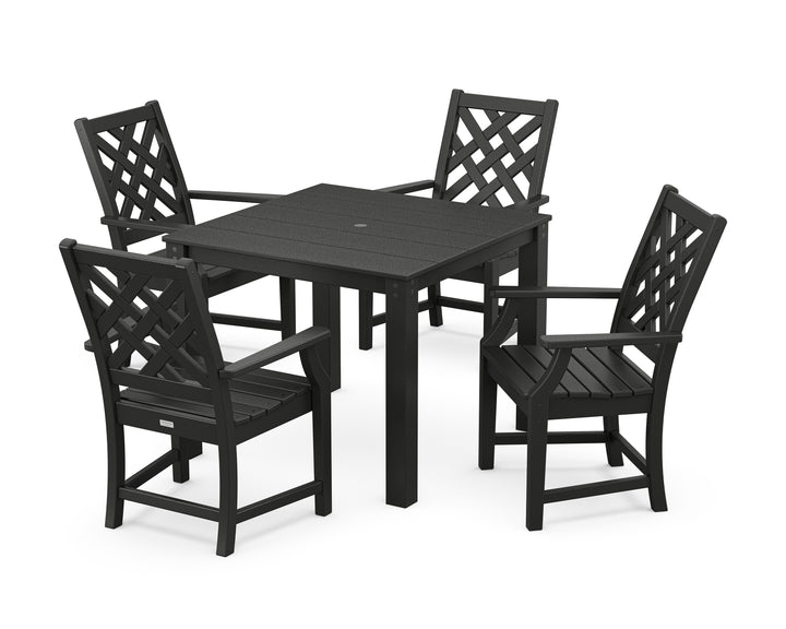Country Living Wovendale 5-Piece Parsons Dining Set