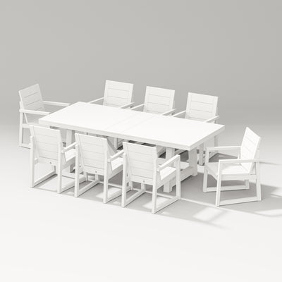 Elevate 9-Piece A-Frame Table Dining Set