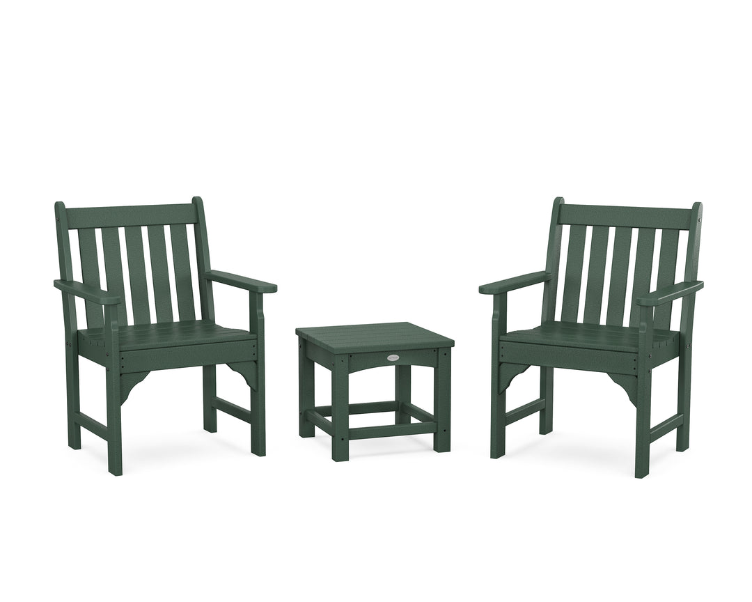 POLYWOOD® Vineyard 3-Piece Garden Chair Set
