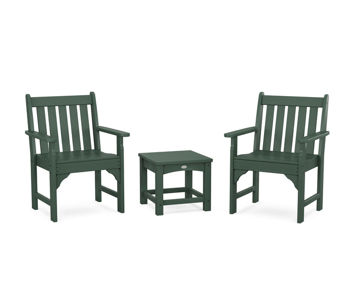 POLYWOOD® Vineyard 3-Piece Garden Chair Set