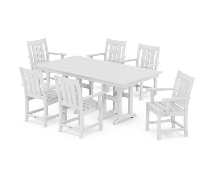 POLYWOOD® Oxford Arm Chair 7-Piece Farmhouse Dining Set